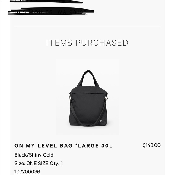 ❌SOLD❌ LULULEMON  “On My Level” Bag 30L - Picture 7 of 7